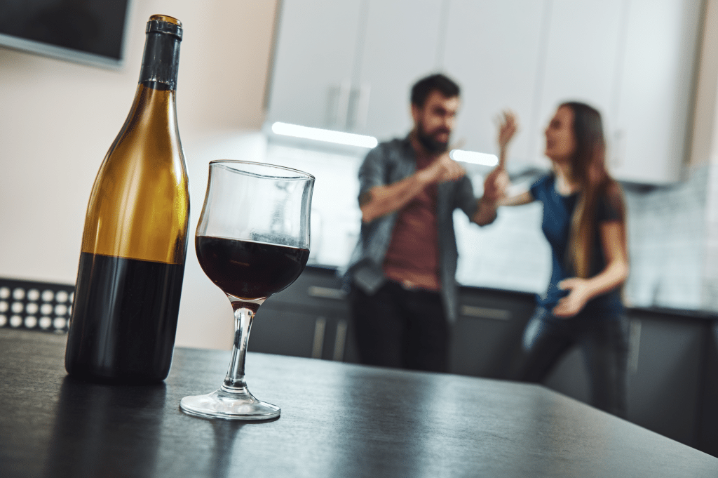 Alcohol addiction can damage marriage
